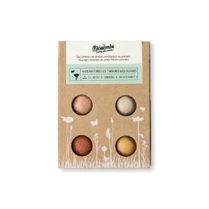 Coffret Cadeau Mini - 4 bombes à graines - BIO